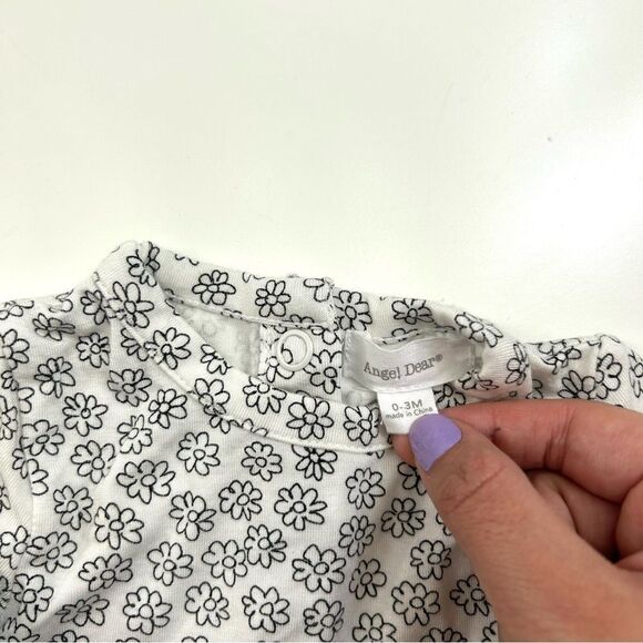 Angel Dear 0-3 Months Floral Flower Daisy Sleep Slack Bamboo - Picture 3 of 6